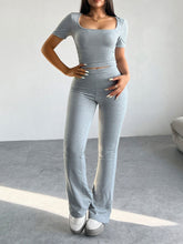 Load image into Gallery viewer, Devine Short Sleeve Top and Pants Set
