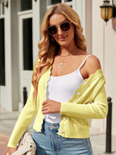 Load image into Gallery viewer, Button Up Long Sleeve Cardigan
