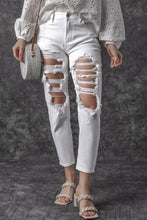 Load image into Gallery viewer, Distressed Jeans with Pockets