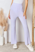 Load image into Gallery viewer, RISEN Full Size High Waist Ultra Soft Knit Flare Pants