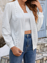 Load image into Gallery viewer, Eyelet Baseball Collar Zip Up Jacket