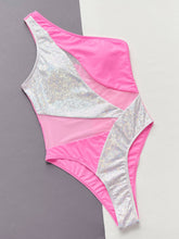 Load image into Gallery viewer, Contrast Panel One-Piece Swimsuit