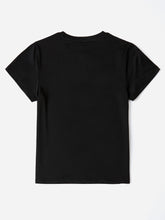 Load image into Gallery viewer, Graphic Round Neck Short Sleeve T-Shirt