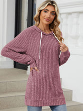 Load image into Gallery viewer, Drawstring Long Sleeve Hoodie