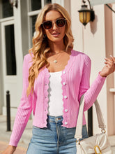 Load image into Gallery viewer, Button Up Long Sleeve Cardigan