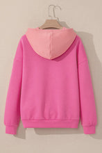 Load image into Gallery viewer, Drawstring Color Block Long Sleeve Hoodie
