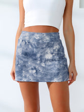 Load image into Gallery viewer, Tie-Dye Wide Waistband Active Skirt