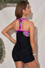Load image into Gallery viewer, Full Size Printed Scoop Neck Swim Tank