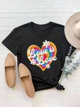 Load image into Gallery viewer, Graphic Round Neck Short Sleeve T-Shirt