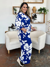 Load image into Gallery viewer, Double Take Full Size Printed Tie Back Wide Leg Jumpsuit