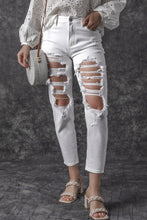 Load image into Gallery viewer, Distressed Jeans with Pockets