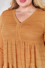 Load image into Gallery viewer, Hailey & Co Full Size V-Neck Flounce Sleeve Blouse