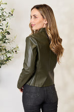Load image into Gallery viewer, Mock Neck Zip Up Jacket