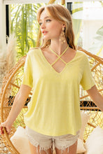 Load image into Gallery viewer, BiBi Tied Detail Short Sleeve T-Shirt
