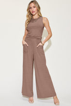 Load image into Gallery viewer, Basic Bae Full Size Ribbed Tank and Wide Leg Pants Set