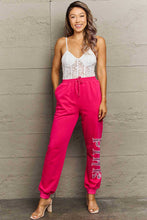 Load image into Gallery viewer, Simply Love Full Size PINK Graphic Sweatpants
