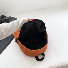 Load image into Gallery viewer, Quilted Polyester Backpack Bag