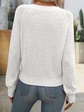 Load image into Gallery viewer, V-Neck Long Sleeve Sweater