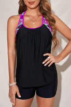 Load image into Gallery viewer, Full Size Printed Scoop Neck Swim Tank