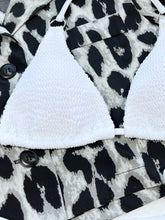 Load image into Gallery viewer, Textured Halter Neck Tie Side Bikini Set