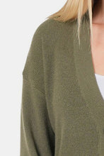 Load image into Gallery viewer, Zenana Button Up V-Neck Dropped Shoulder Cardigan