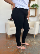 Load image into Gallery viewer, Judy Blue Full Size Distressed Tummy Control High Waist Skinny Jeans