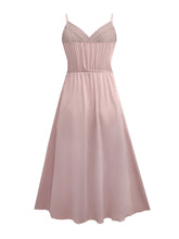 Load image into Gallery viewer, Tied Surplice Sleeveless Midi Cami Dress