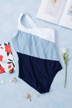 Load image into Gallery viewer, Full Size Cutout Color Block Sleeveless One-Piece Swimwear