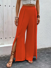 Load image into Gallery viewer, Slit Wide Leg Pants
