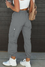 Load image into Gallery viewer, Drawstring Elastic Waist Pants with Pockets