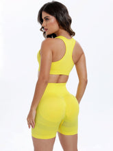 Load image into Gallery viewer, Scoop Neck Wide Strap Top and Shorts Active Set