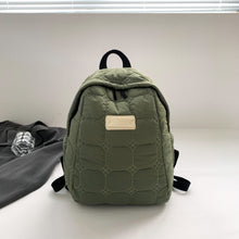 Load image into Gallery viewer, Quilted Polyester Backpack Bag