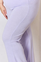 Load image into Gallery viewer, RISEN Full Size High Waist Ultra Soft Knit Flare Pants