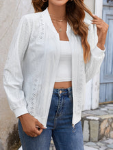Load image into Gallery viewer, Eyelet Baseball Collar Zip Up Jacket