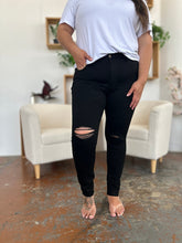 Load image into Gallery viewer, Judy Blue Full Size Distressed Tummy Control High Waist Skinny Jeans