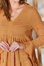 Load image into Gallery viewer, Hailey & Co Full Size V-Neck Flounce Sleeve Blouse