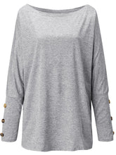 Load image into Gallery viewer, One Shoulder Long Sleeve T-Shirt
