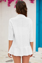 Load image into Gallery viewer, Eyelet Open Front Cardigan