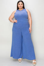 Load image into Gallery viewer, Basic Bae Full Size Ribbed Tank and Wide Leg Pants Set
