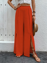 Load image into Gallery viewer, Slit Wide Leg Pants