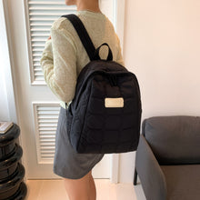 Load image into Gallery viewer, Quilted Polyester Backpack Bag