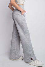Load image into Gallery viewer, Faith Apparel Full Size Drawstring Straight Leg Slit Sweatpants
