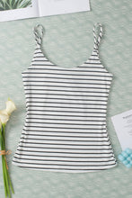 Load image into Gallery viewer, Striped Scoop Neck Cami
