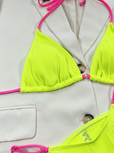 Load image into Gallery viewer, Ribbed Tie Back Bikini Set