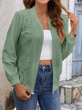 Load image into Gallery viewer, Eyelet Baseball Collar Zip Up Jacket