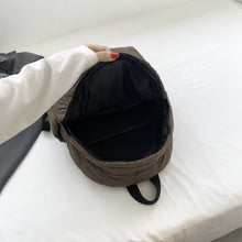 Load image into Gallery viewer, Quilted Polyester Backpack Bag