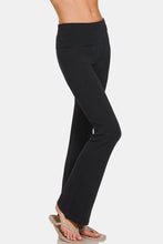 Load image into Gallery viewer, Zenana Full Size High Waist Wide Waistband Bootcut Active Pants