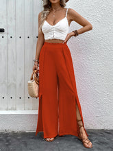 Load image into Gallery viewer, Slit Wide Leg Pants