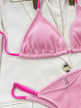 Load image into Gallery viewer, Ribbed Tie Back Bikini Set