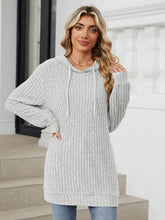 Load image into Gallery viewer, Drawstring Long Sleeve Hoodie